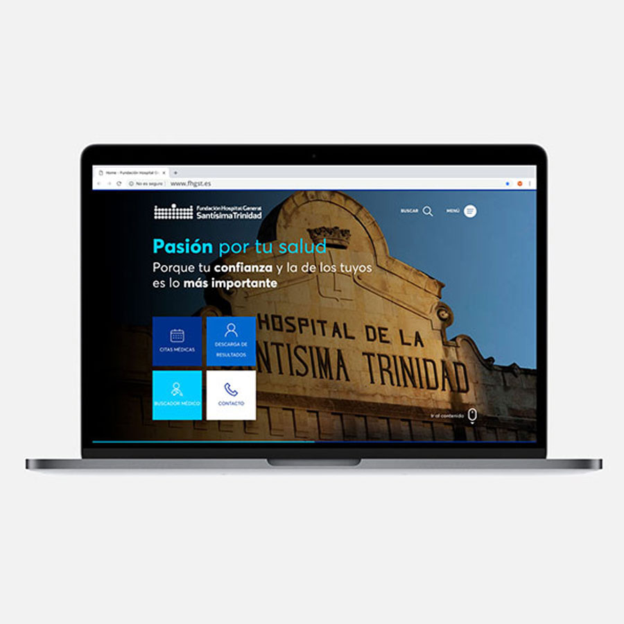 Nueva web de Fundación Hospital General Santísima Trinidad