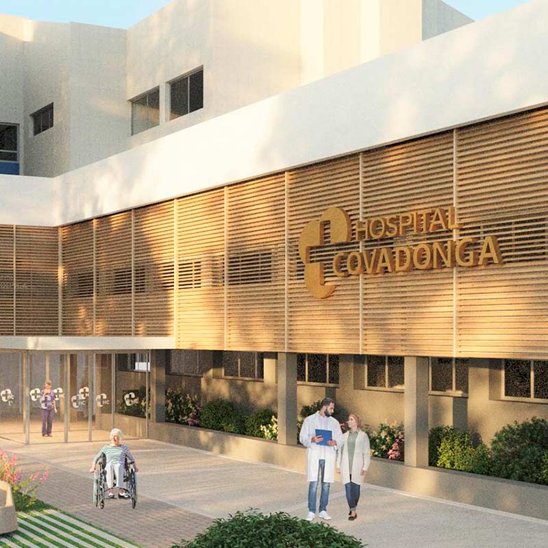 Hospital Covadonga, un hospital líquido en Asturias